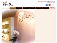 Tablet Screenshot of glamnailstudio.com